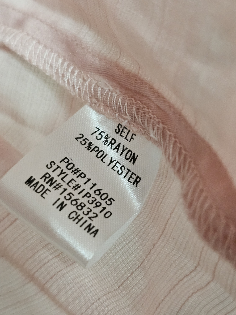 BiBi Blush Pink Ruffle Button-Front Short Sleeve Top - Picture 6 of 9